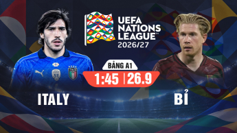 Italy vs Bỉ UEFA Nations League 2026/27