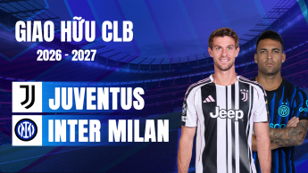 Juventus vs Inter Milan Giao hữu