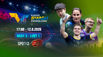 Giải bóng WTT Europe Smash 2026  Ngày 3_lượt 1