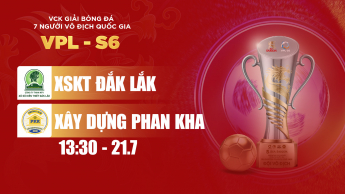 XSKT Đắk Lắk - Xây Dựng Phan Kha - Giải bóng đá 7 người VĐQG Bia Saigon Dragon Cup 2025