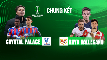 Crystal Palace vs Rayo Vallecano Chung kết UEFA Conference League 2026
