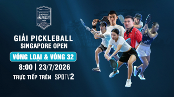 Vòng loại & Vòng 32 Giải Pickleball  Singapore Open PPA Tour Asia