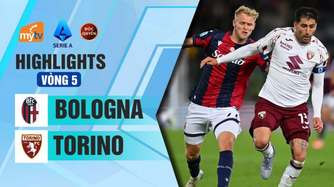 Bologna vs Torino Vòng 5 Serie A 2026/2027