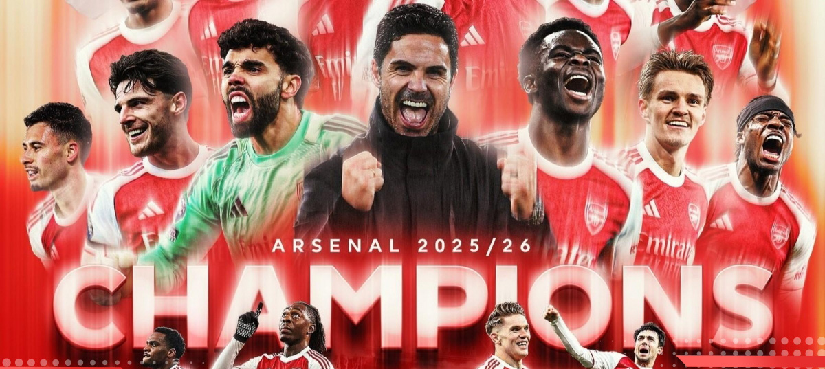 Arsenal Vô Địch Ngoại Hạng Anh 2025/2026: Đoạn Kết Ngọt Ngào Sau 22 Năm Chờ Đợi