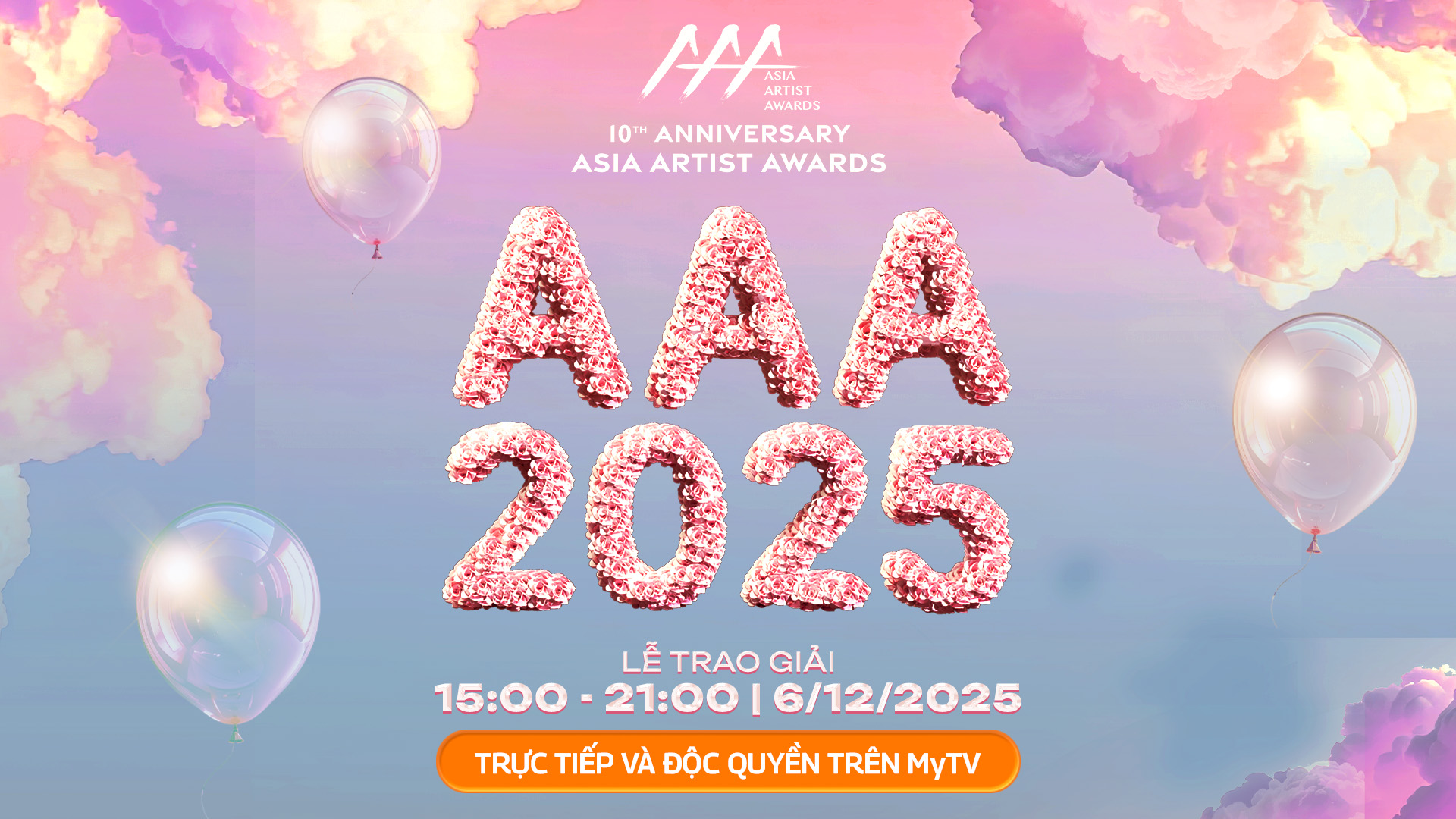 MyTV phát trực tiếp, độc quyền AAA 2025 & ACON 2025 – Nơi không gian nghệ thuật uy tín & giải trí hoành tráng của châu Á đến gần hơn với khán giả Việt.